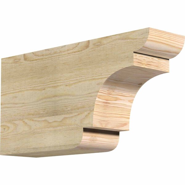 Ekena Millwork New Brighton Rough Sawn Rafter Tail, Douglas Fir, 6"W x 12"H x 24"L RFT06X12X24NEB00RDF - main